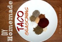 Diy taco seasoning