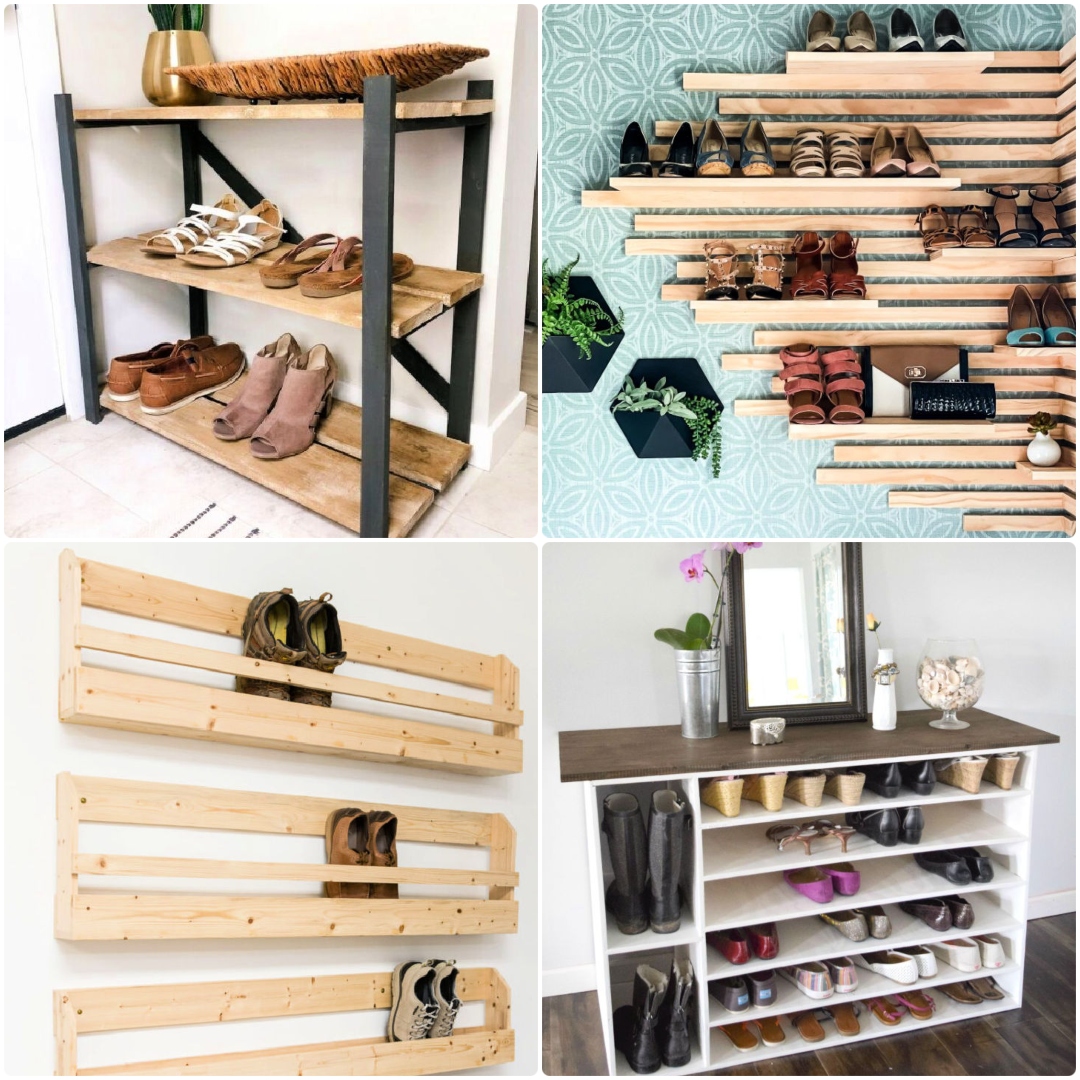 Diy shoe rack