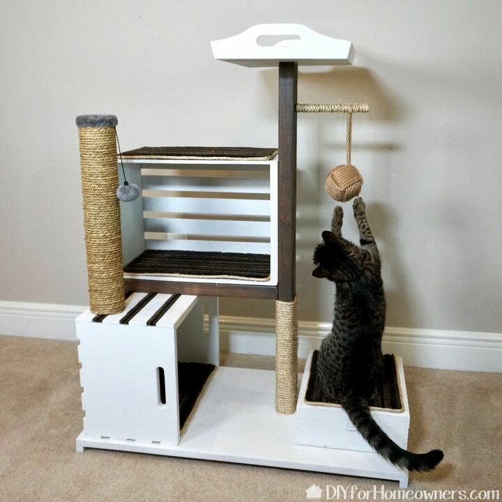 Diy cat tower