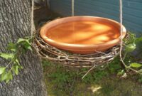 Diy bird bath