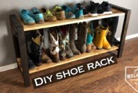 Diy shoe rack